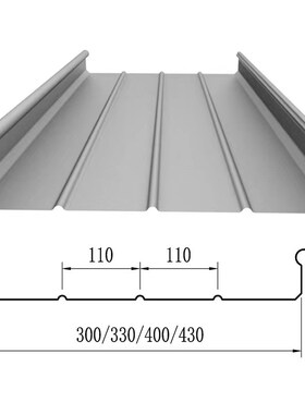 铝镁锰彩钢瓦430400墙面屋面瓦保温板彩钢板彩涂板铝合金屋面瓦