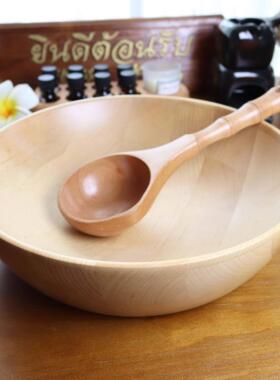 木质观景盆看盆美容院专用东南亚泰式spa欢迎仪式净手洗手礼盆