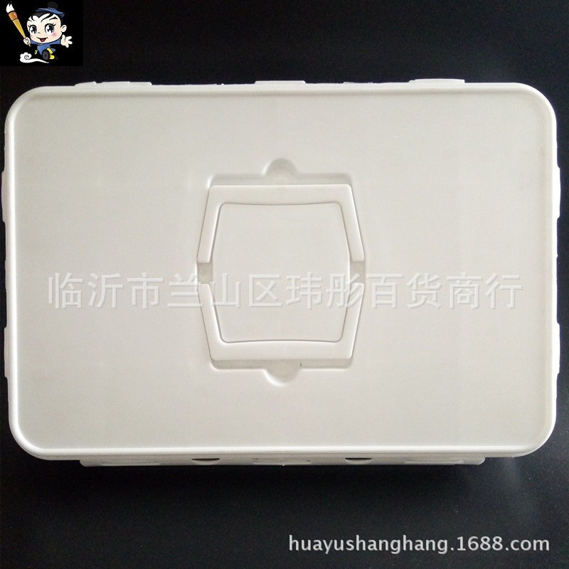 24格大瓶颜料盒 24格颜料盒 可装100ml瓶装颜料 整瓶装水粉颜料盒