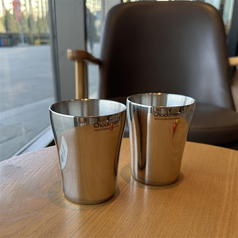 18/10不锈钢双层隔热防烫多用杯喝水杯啤L酒杯水杯茶杯饮料牛奶杯