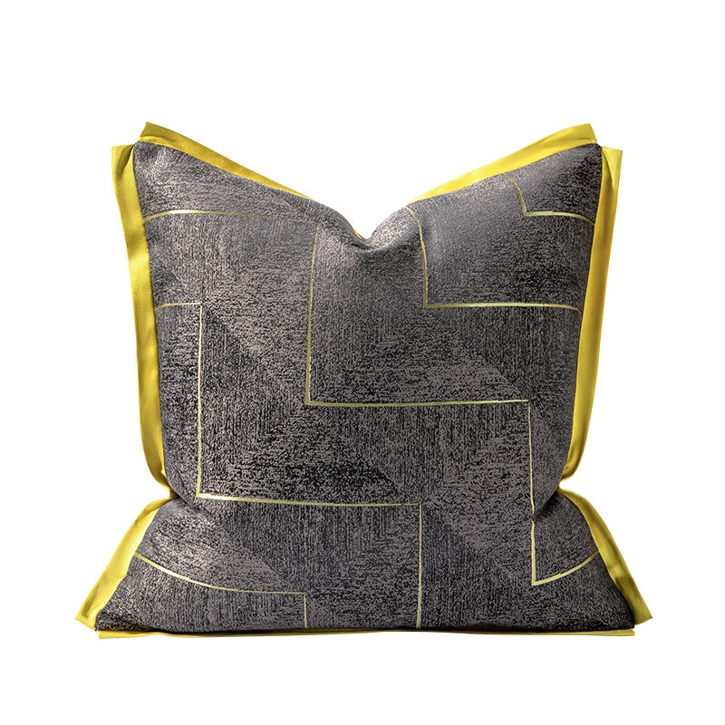 北欧轻奢沙发抱枕套现代简约可拆洗靠枕套枕芯正方形R靠垫45x45CM