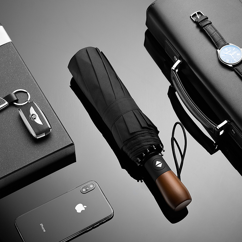 左都汽车车载全自动雨伞女晴雨A两用伞大号超大折叠伞男士学生帅