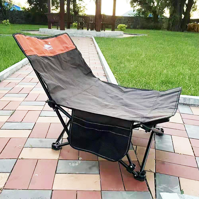 户外折叠躺椅便携式超轻钓鱼椅子B沙滩露营导演椅靠背马扎野营小