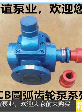 高温电动YCB12/0.6 圆弧齿轮油泵润滑泵增压泵头齿轮油泵整机