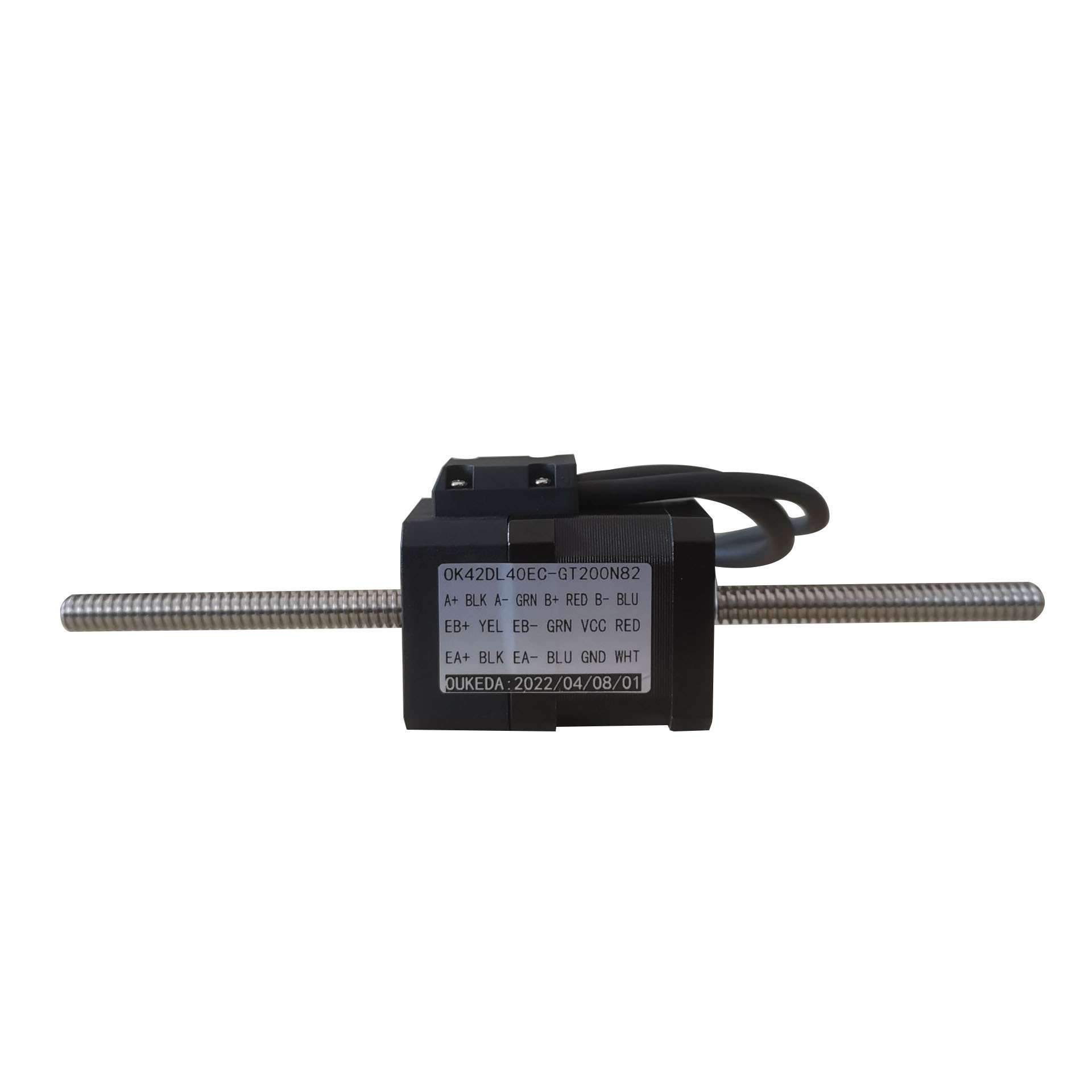 OK42DL40EC-GT200N82 NEMA 17 Closed loop through screw motor