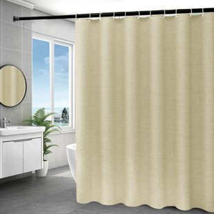 挂帘防霉卫生间加厚浴室防水浴帘隔断帘布免打孔遮挡门帘窗户帘子