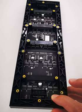 室内P3LED全彩显示屏模组LED单元板尺寸288mm*96mmLED显示屏模组