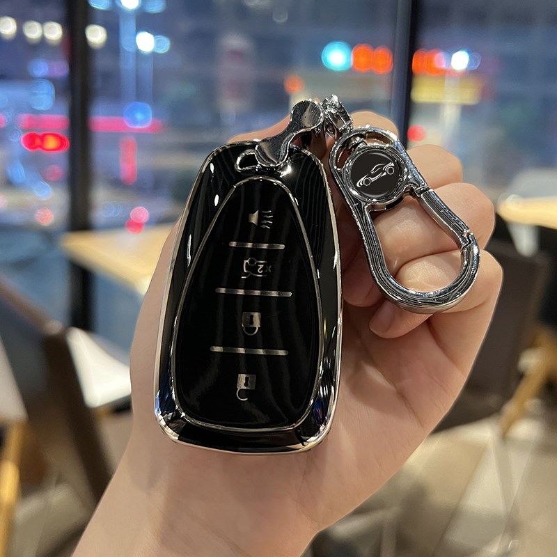 雪佛兰汽车钥匙套迈锐宝xl科鲁兹畅巡沃探界者开拓者包扣壳女