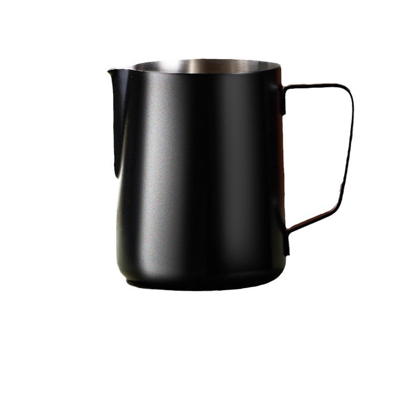 M意式咖啡打奶杯350/600ml拉花杯奶泡杯304不锈钢大肚打奶缸