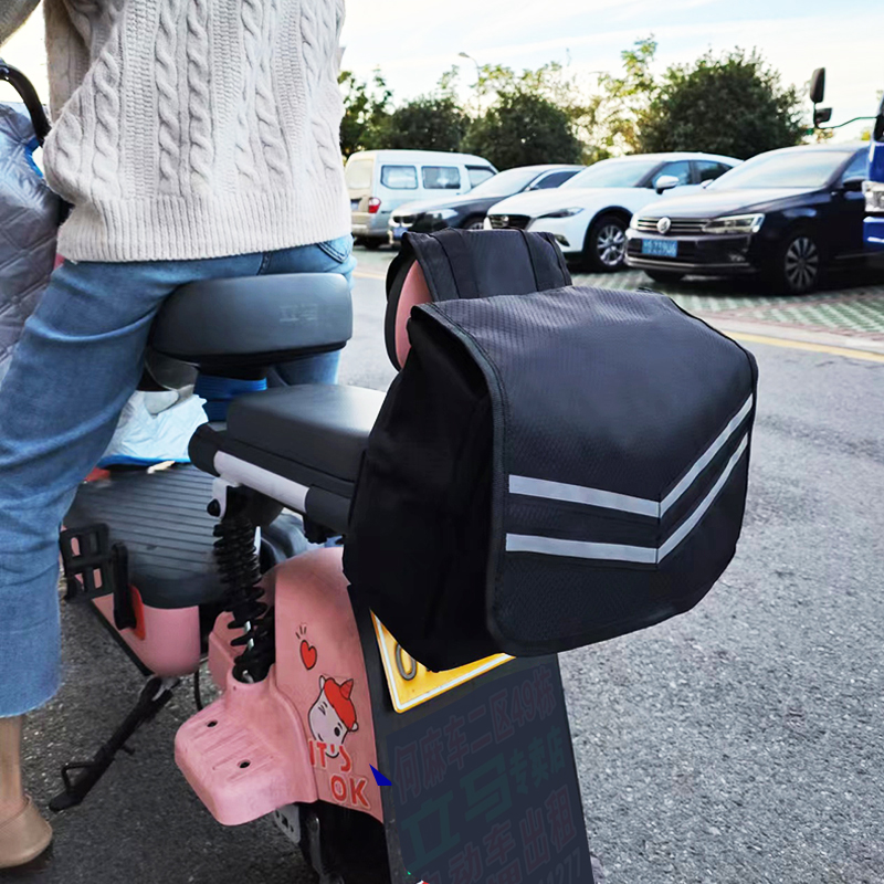 国标电动自行车后座包储物包后尾包箱电瓶车头盔收纳挂包后备箱袋