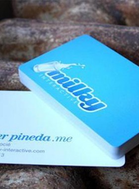 浪里文创/ 圆角名片异形名片简洁名片圆角吊牌2盒总价只需56.00