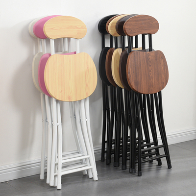 折叠小椅子家用靠背餐椅电脑椅便携式折叠凳简易休闲椅宿舍椅