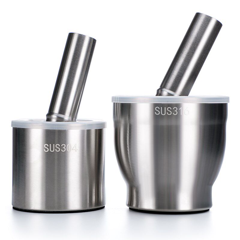 不锈钢研钵医用级316不锈钢捣蒜器家用研磨蒜泥器实验室器材