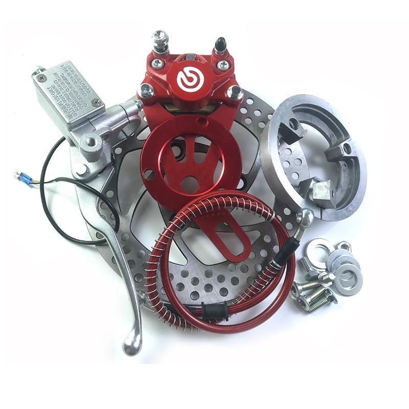 摩行者螃蟹卡钳鼓改碟套装小牛1/1S/+/M+小龟战速鬼火碟刹配件