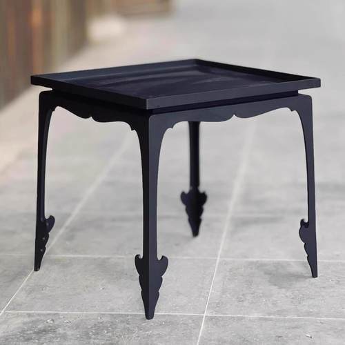 听琴图花架宋徽宗香几宋式花几宋朝铁艺架子中式覆古摆件盆景几架