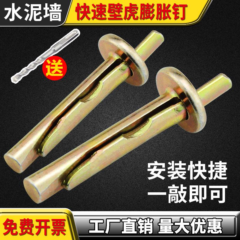 敲击式壁虎膨胀螺丝插片壁虎蓬胀钉锤击蓬胀门窗悬吊式天花板蓬胀