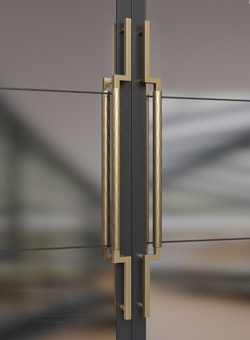 不锈钢大门拉手玫瑰金有框门拉A手黑色木门拉手金色有框门大拉手