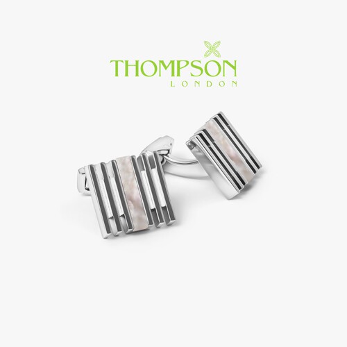 Thompson男士贝母袖扣西装袖钉