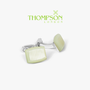 英国 Thompson男士珍珠贝母袖扣西装袖钉衬衫袖口扣轻奢礼物
