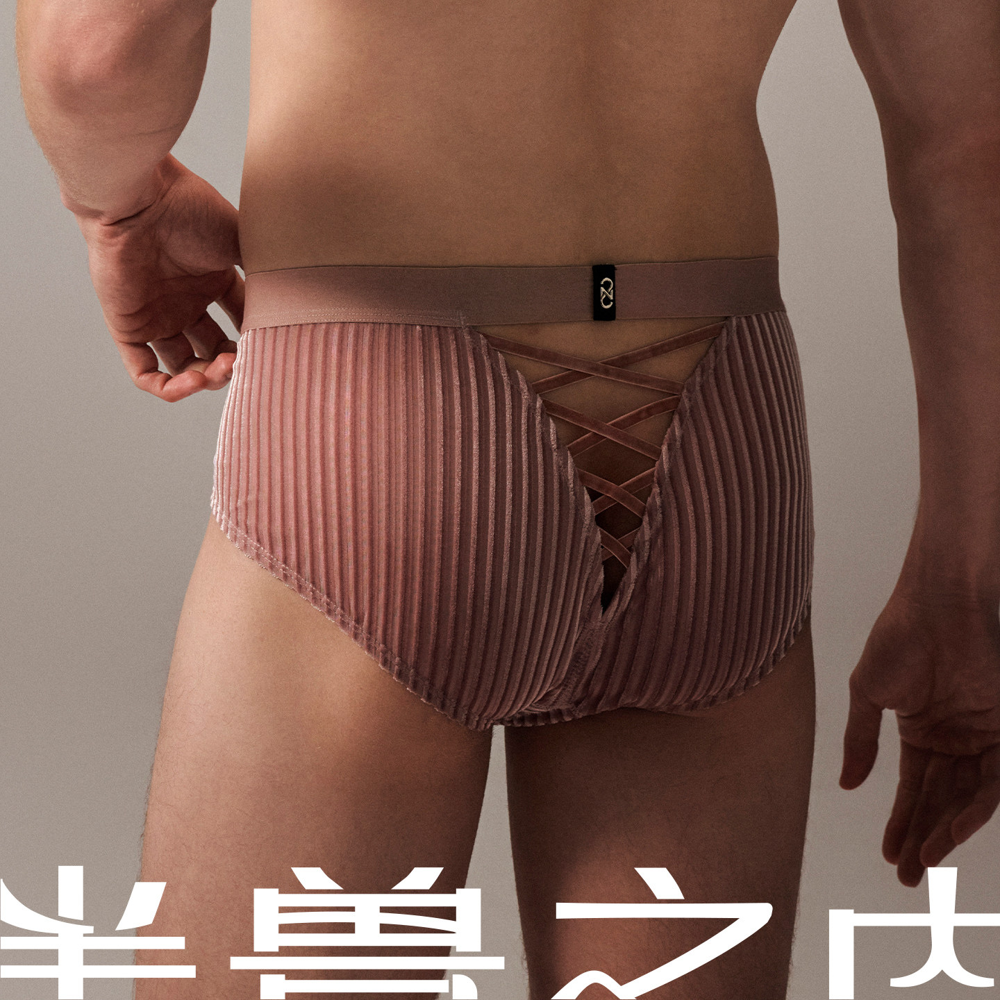 半兽之内危险关系交织镂空丝绒三角裤男士性感内裤高弹丝滑抗菌,女士内衣/男士内衣/家居服,男三角内裤,淘宝优惠券,粉丝福利购,淘宝优惠卷