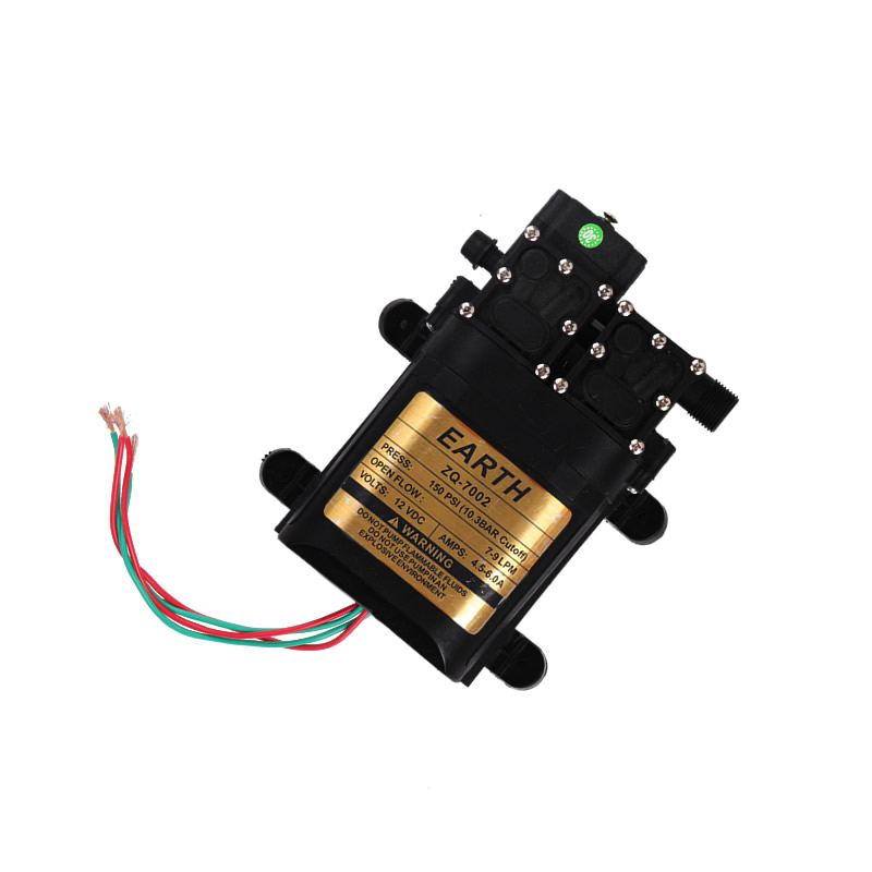 农用电动喷雾器12V洗车高压水泵双核动力回流果树高压直流打药