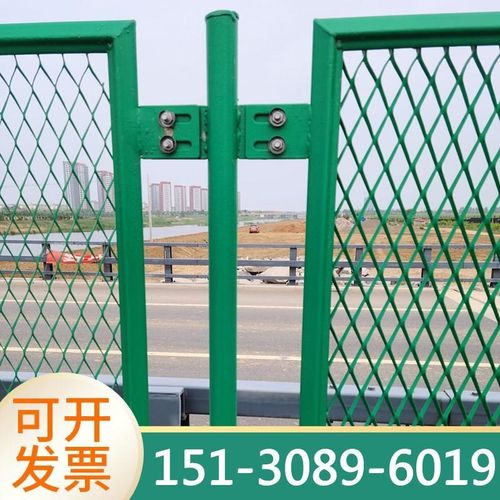 高速公路防抛网菱形钢板网护栏桥梁防抛网防落物网铁丝网框架护栏