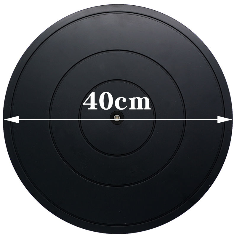 40cm承重塑料盆景展示家具布料旋转打包转盘台圆转台餐桌底座神器