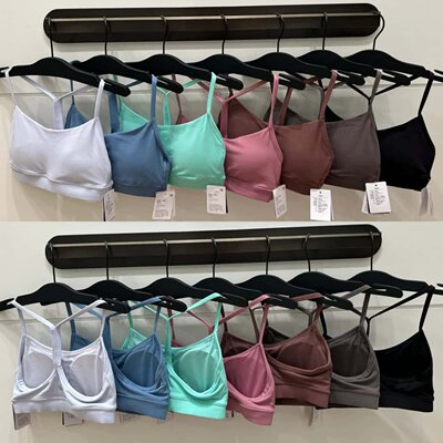 正品代购直邮 lululemon Flow Y Nulu™含胸垫瑜伽芯吸运动内衣女