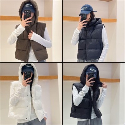 ALO运动保暖连帽背心马甲外套女