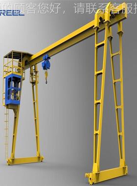 厂家龙直供LJV门1t简易龙门吊 手推t龙门吊2 移动吊 龙门吊2t