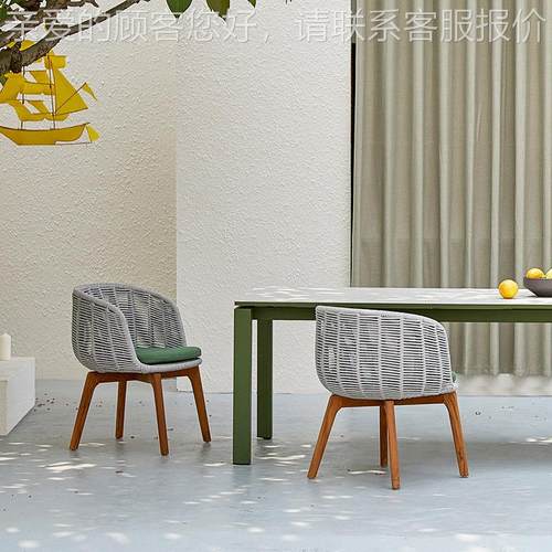 户外闲藤编室桌椅 休 民宿花园藤椅22-8-8-6三件套外阳台防茶几桌