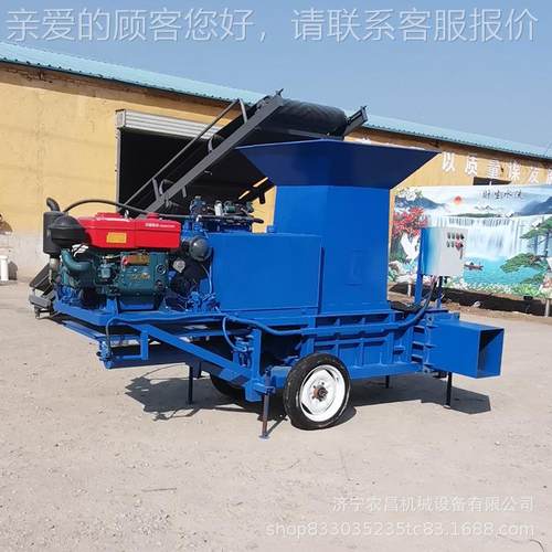 秸秆饲料叶包成套设备玉 米子RAJ打包机 打大型牧草打捆机