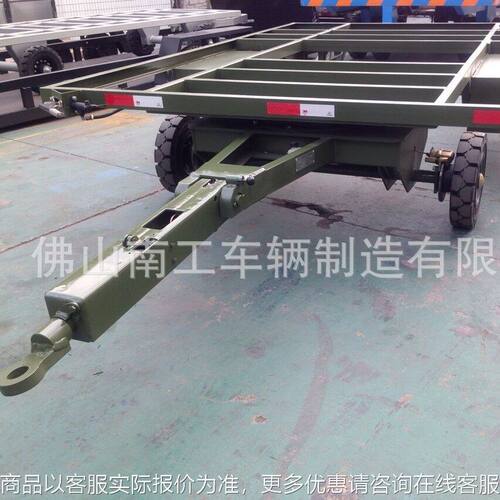 厂家供应集装箱活动板房、轻型钢结构别墅拖车底盘 集成房屋拖车