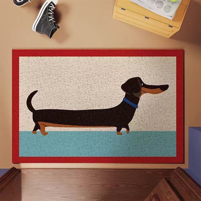腊肠丝圈入户地垫防滑玄关客厅室内除尘入户门垫新款防摔房间