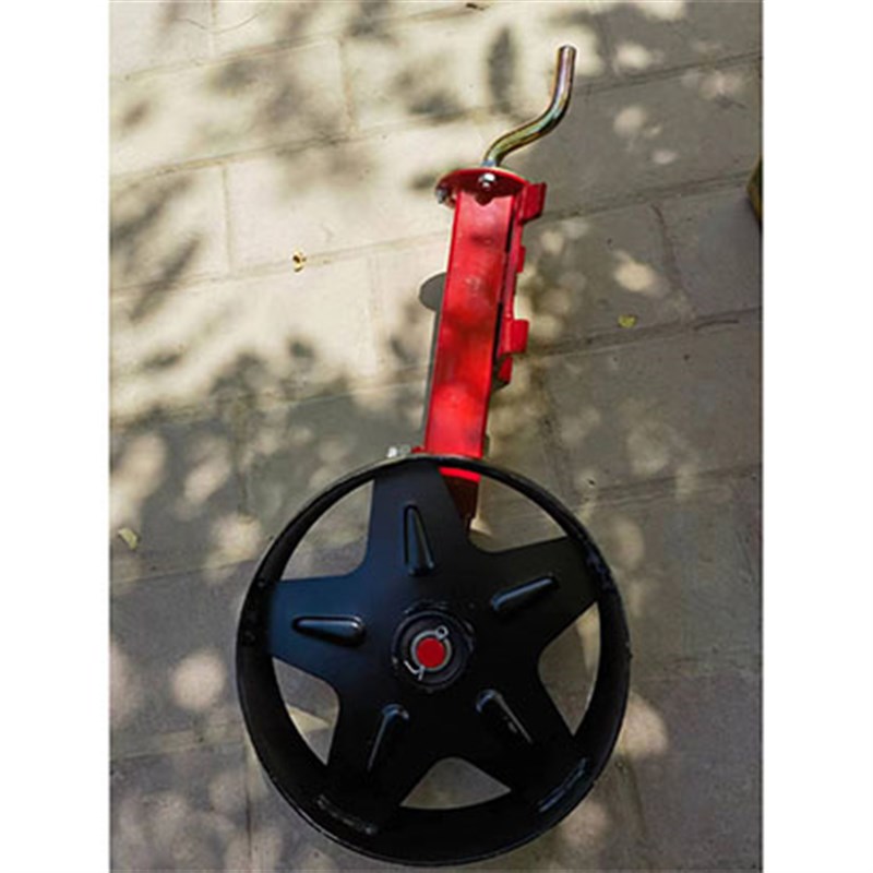 玉米播种机限深轮一对玉米播种机限位轮两边保持平衡轮子可调节