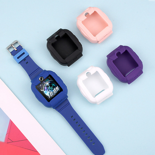 适用于华为儿童电话手表4X保护壳硅胶保护套4X新耀版 AL00钢化膜防尘防摔哪吒敖丙软壳套替换配件 透明表壳NIK