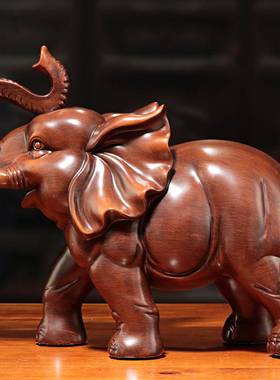 大象摆件树脂工艺品吉象家居客厅办公桌室装饰品开业乔迁礼品