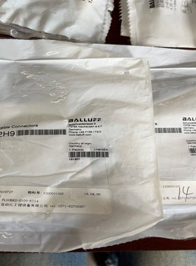 巴鲁夫/BALLUFF接头BCC02H9BKS-S109议价