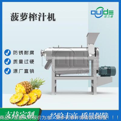 型工业大备不锈菠萝榨钢汁设机果蔬压榨螺旋榨汁机厂家DNT直销