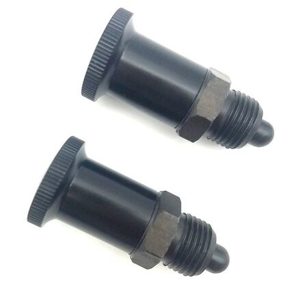 替代米思米PXSL10m/12/16/20S45C细牙轻载型/短螺纹复位型旋钮柱