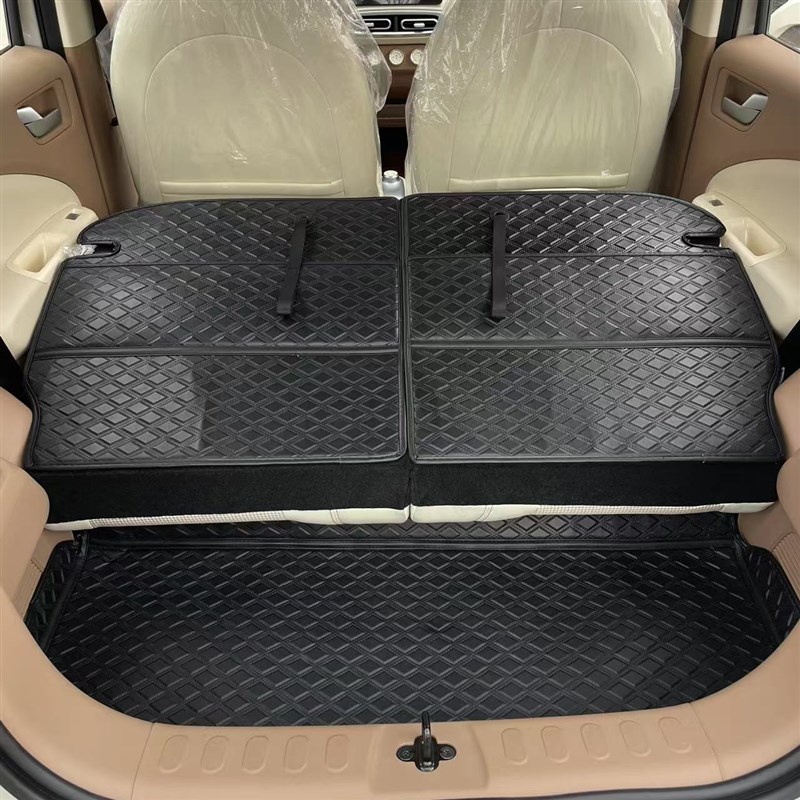 2025五菱宏光MII后备箱垫迷你四代四门版马卡龙内饰改装尾箱垫