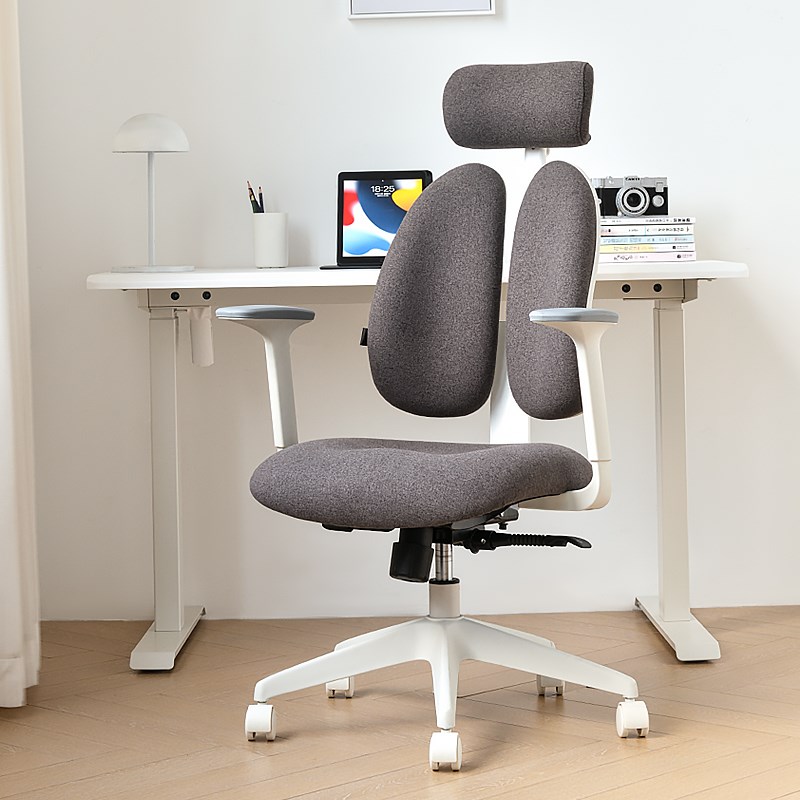 普格瑞司家用T6办公坐座椅初中学生写字学习双背人体工学电脑椅子