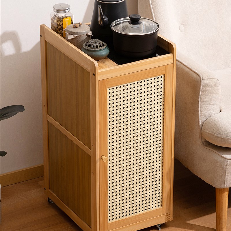 移动边几小茶桌子茶几沙发侧边柜烧水壶一体简易床头角几网红家用