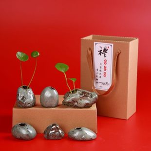 水培花瓶陶瓷复古水养小清新花器创意迷你插花器皿摆件客厅家居饰