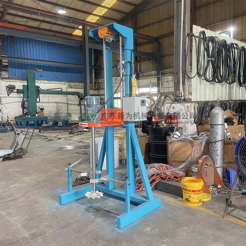 工厂定制200L颜料电动分散机3千瓦高速搅拌机化工液体搅拌桶