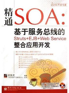 【正版书】 JAVA开发专家·精通SOA:基于服务总线的Struts+EJB+Web Service整合应用开发 梁爱虎 著 电子工业出版社
