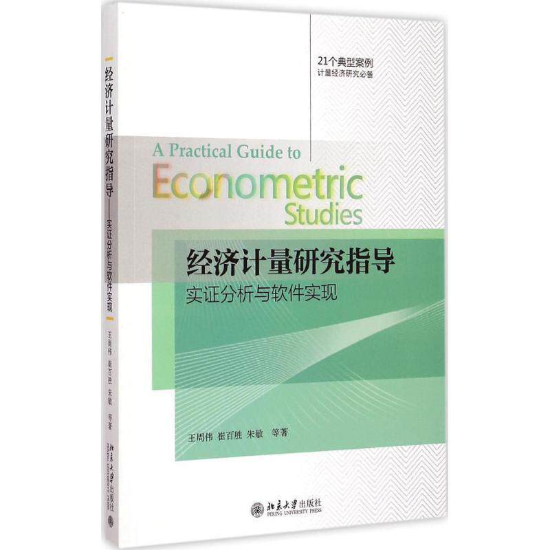【正版书】 经济计量研究指导实证分析与软件实现 王周伟 北京大学出版社