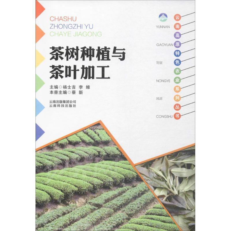 【正版书】 茶树种植与茶叶加工 蔡新 主编 云南科学技术出版社