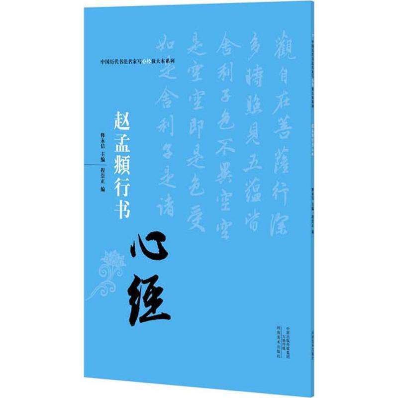 【正版书】 赵孟頫行书心经 释永信 河南美术出版社