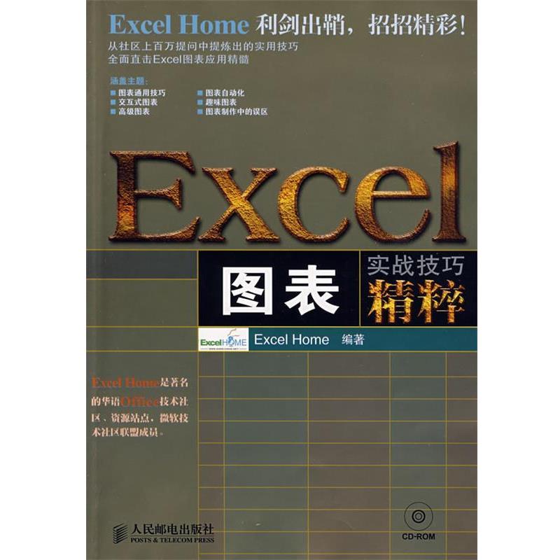 【正版书】 Excel图表实战技巧精粹 Excel Home 编著 人民邮电出版社